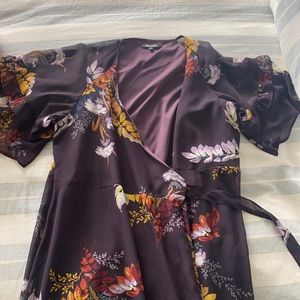 Gorgeous Madewell maxi wrap dress.